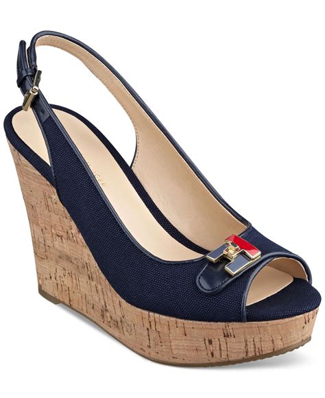 tommy hilfiger wedge sandals